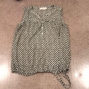 Loft Patterned Tank Top Petite Small